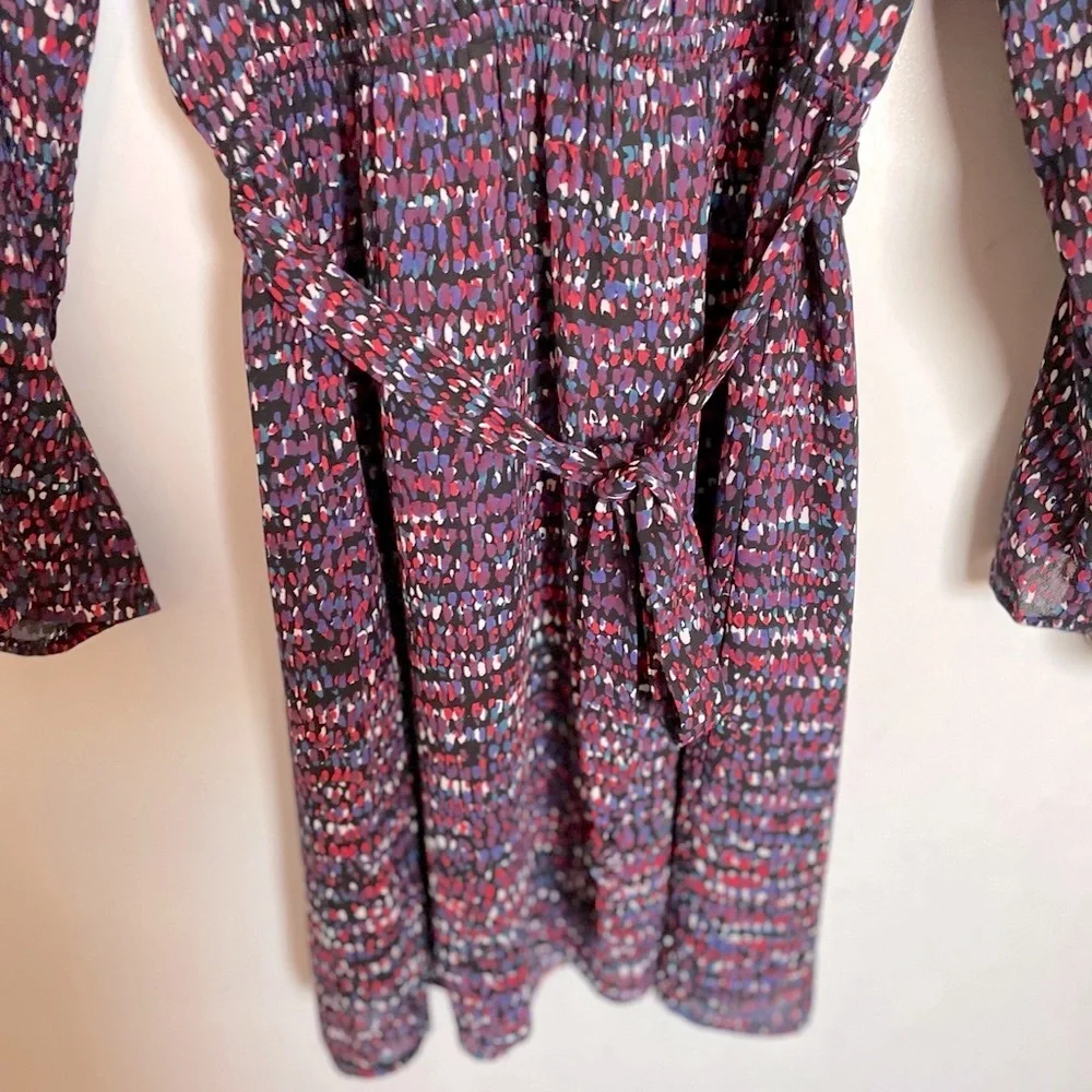 DR2 Multicolor Dotted Tie Front Dress - Size S - Picture 7 of 16
